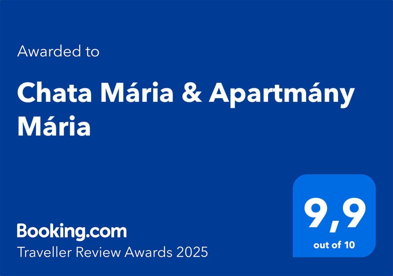 Chata Maria & Apartmany Maria Prosiek Εξωτερικό φωτογραφία